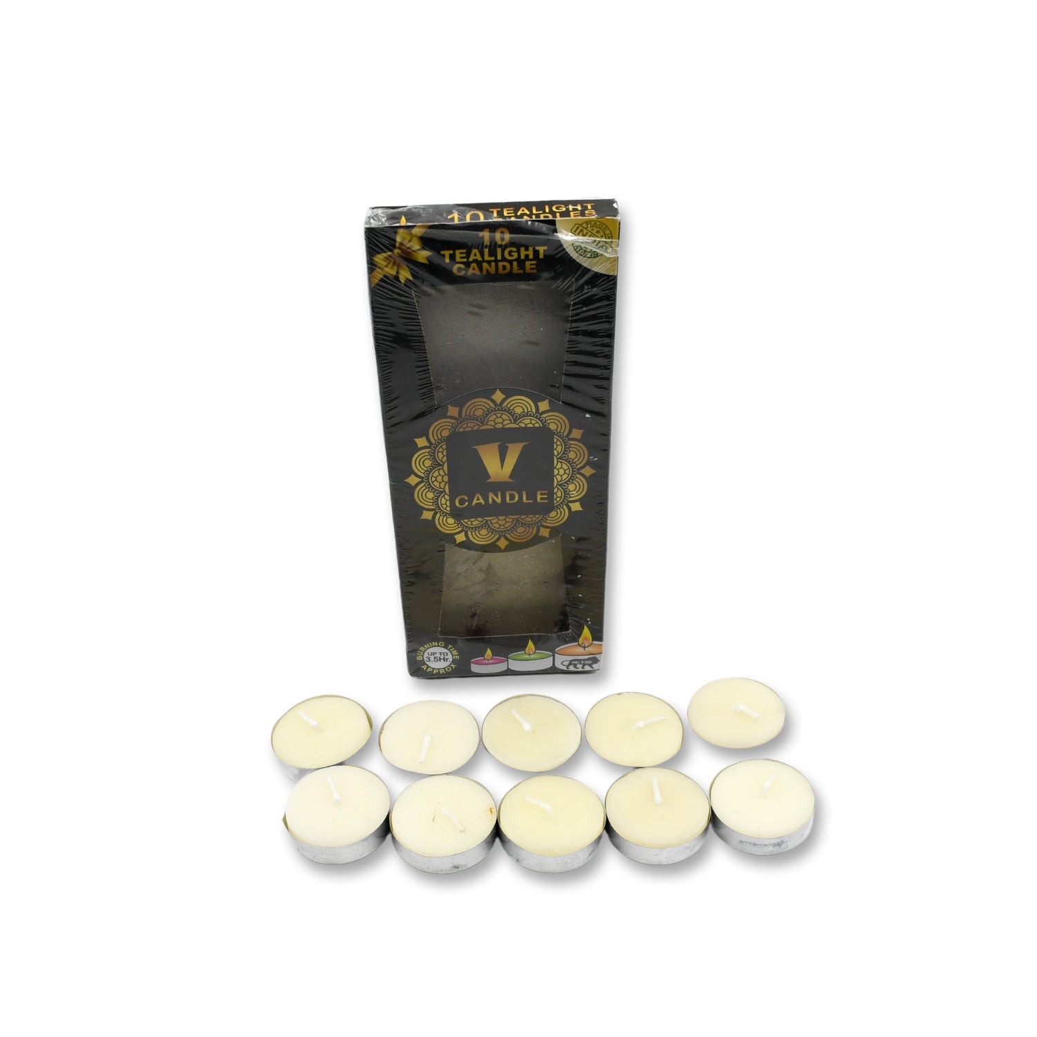 6941 Burning Tea Light Candles | Tealights Candles Premium Quality Candle (10 Pc Big Size ) 6941 Burning Tea Light Candles | Tealights Candles Premium Quality Candle (10 Pc Big Size )